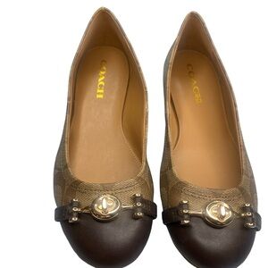 Coach Leila Ballet Flats Women’s Size 6